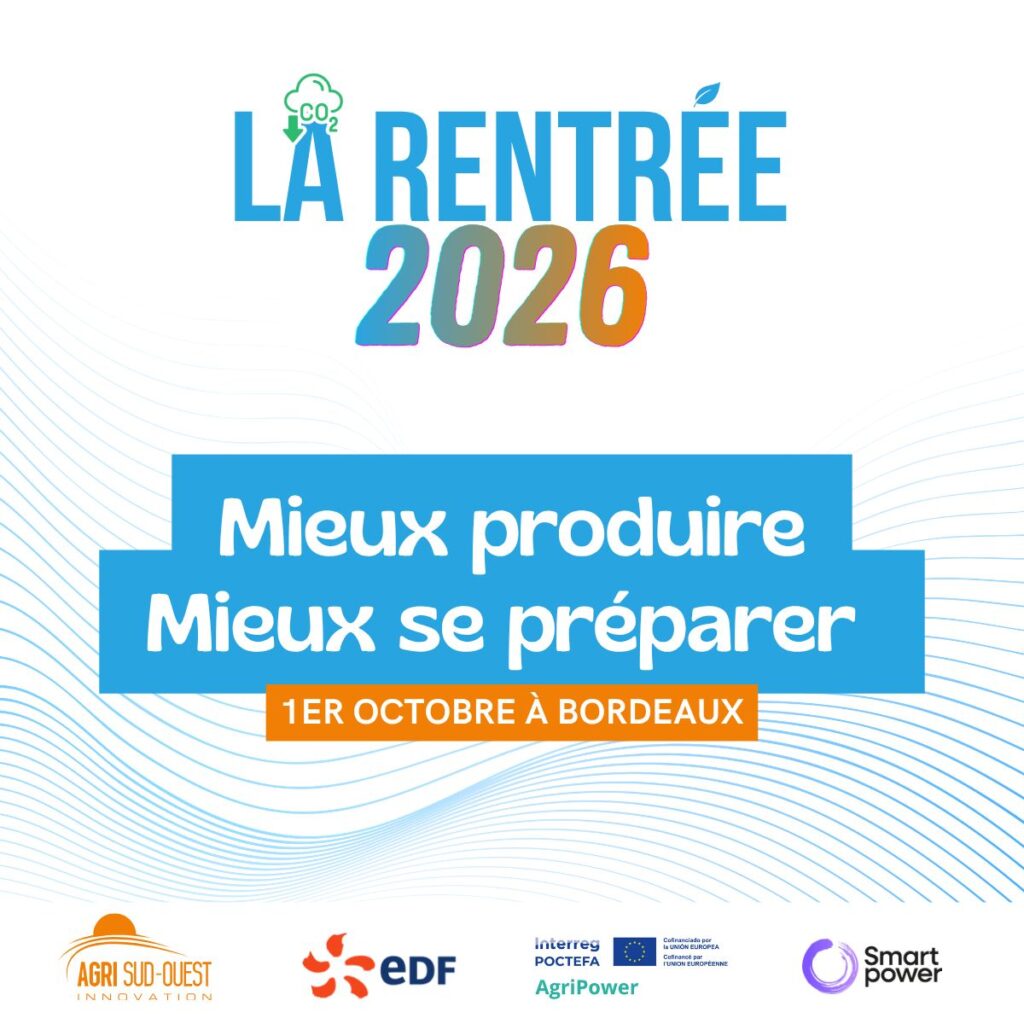 Affiche La rentrée 2026 - Mieux produire, mieux se préparer - 1er octobre à Bordeaux